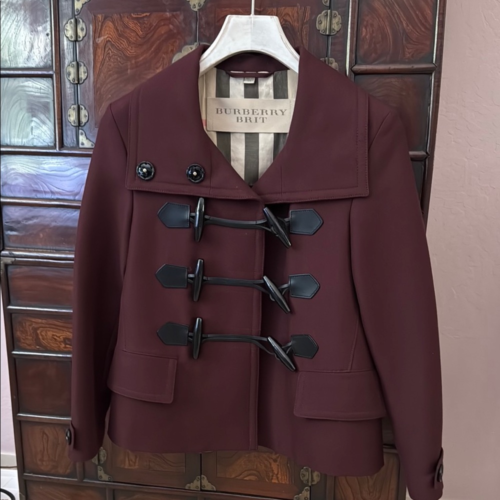 Burberry Brit Women's Burgundy Jacket